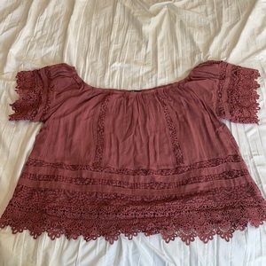 Off the shoulder blouse